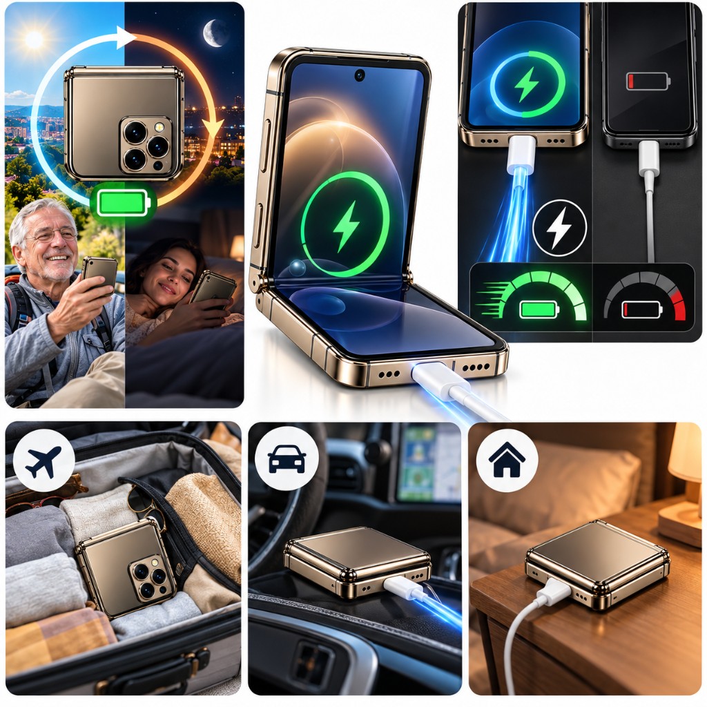 i18 Pro Max™ — batteria fino a 48 ore e ricarica cavo veloce
