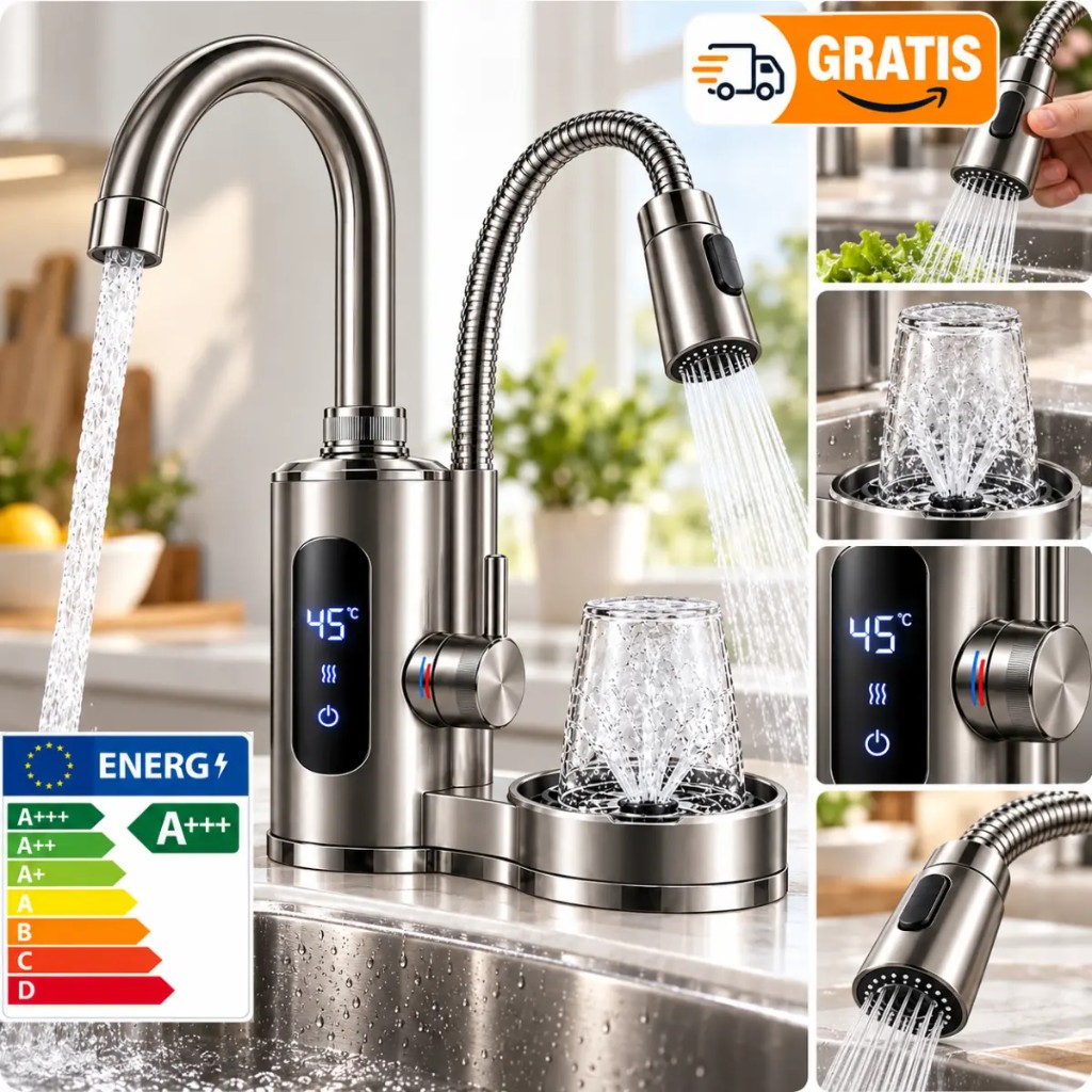 ThermoTap Kit s ohřívačem a nerezovým rinserem