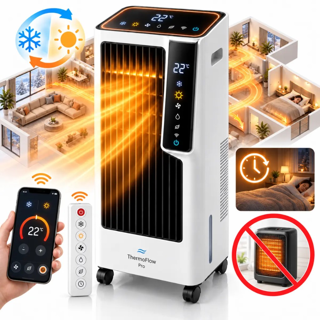 ThermoFlow Pro deumidifica e purifica l'aria con filtro HEPA 99,9%